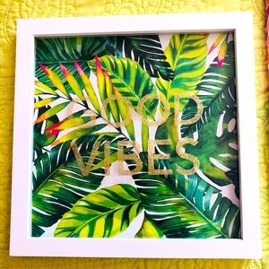 Good Vibes Palm wall sign